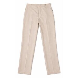 NEW L'Academie Los Angeles Beige Tailored Trousers Stretch Dress Pants S